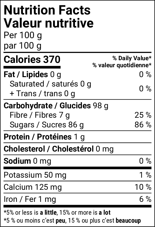 Nutritional Facts [8796642] 187541_NF.png