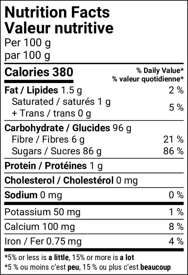 Nutritional Facts [8796644] 187543_NF.png