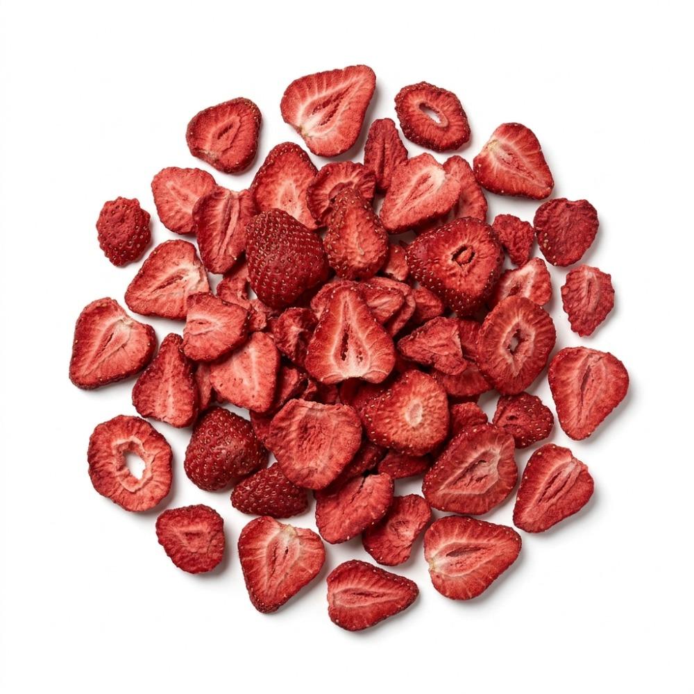 Strawberry Sliced Freeze Dried; 400 g Fruiron