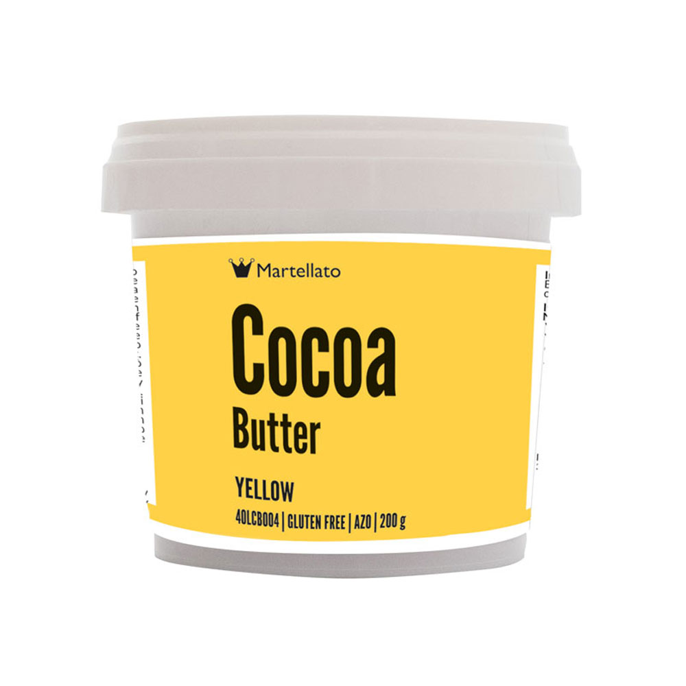 Cocoa Butter Lime Yellow 200 g Martellato