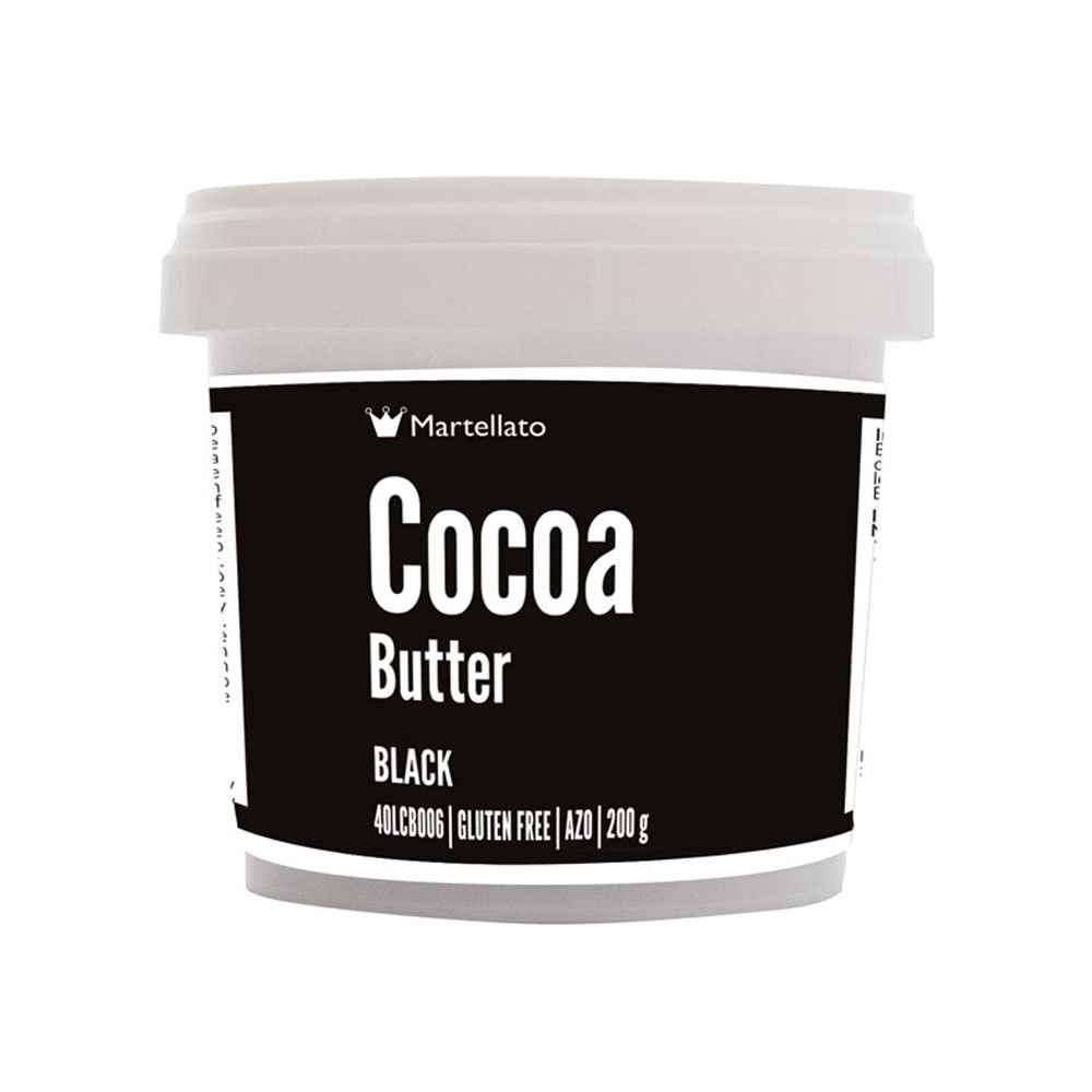 Cocoa Butter Black 200 g Martellato
