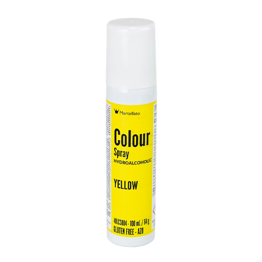 Spray Colour Yellow Hydroalcoholic 100 ml Martellato