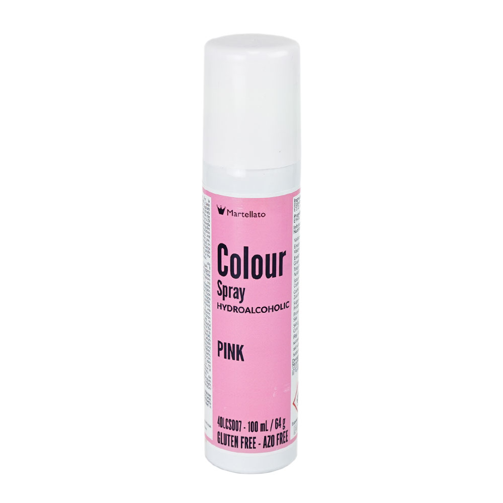 Spray Colour Pink Hydroalcoholic 100 ml Martellato