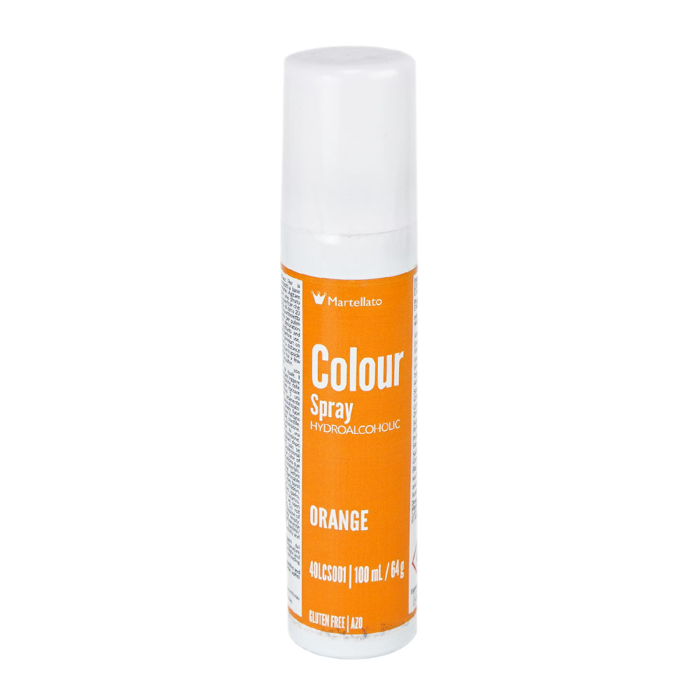 Spray Colour Orange Hydroalcoholic 100 ml Martellato