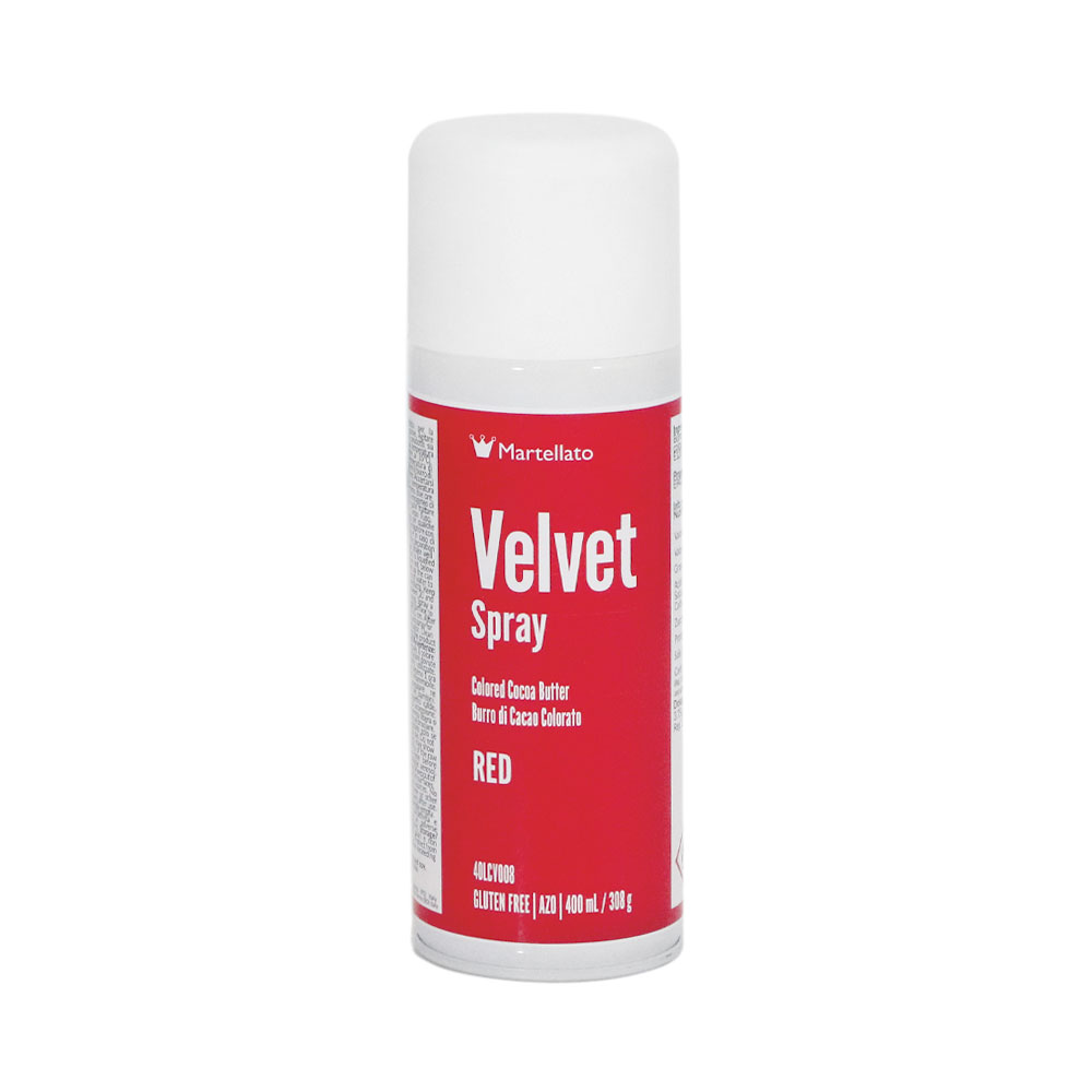 Spray Velvet Red 400 ml Martellato