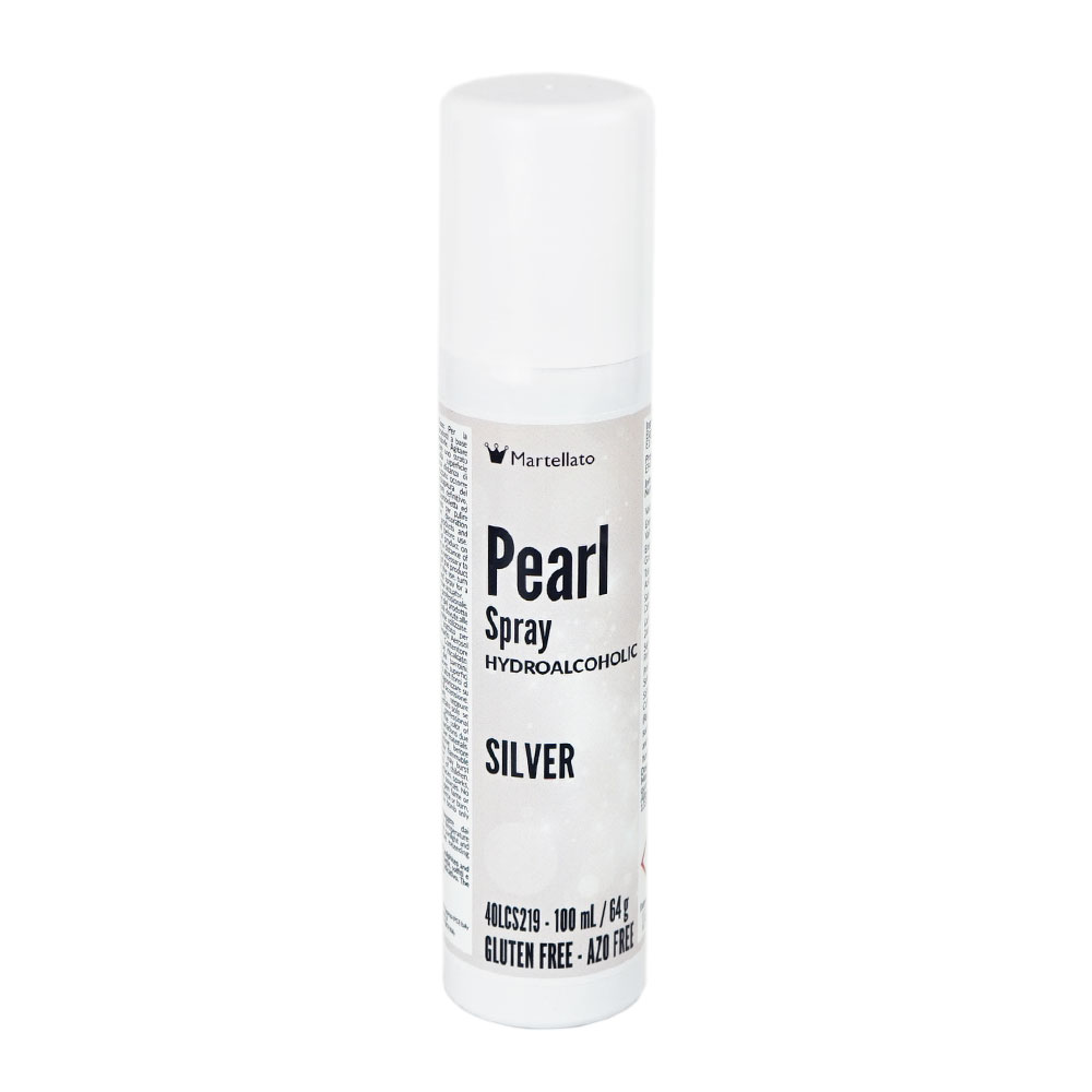 Spray Pearl Silver Hydroalcoholic 100 ml Martellato