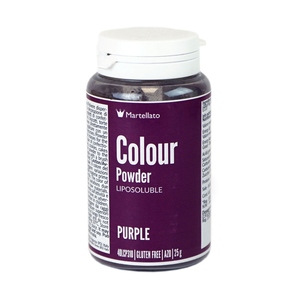 Colour Powder Violet Liposoluble 25 g Martellato