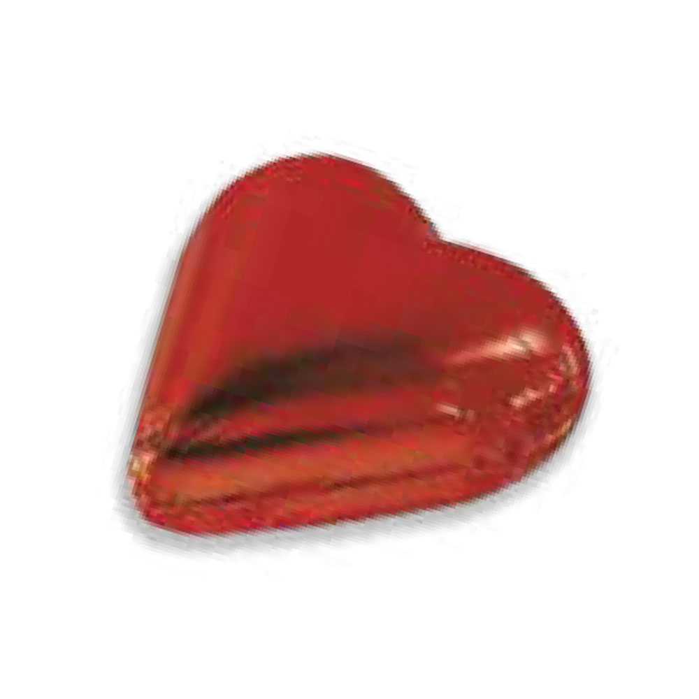 Red Heart Hazelnut Praline Milk Chocolate Foiled Bonbon 2.35 kg Choctura