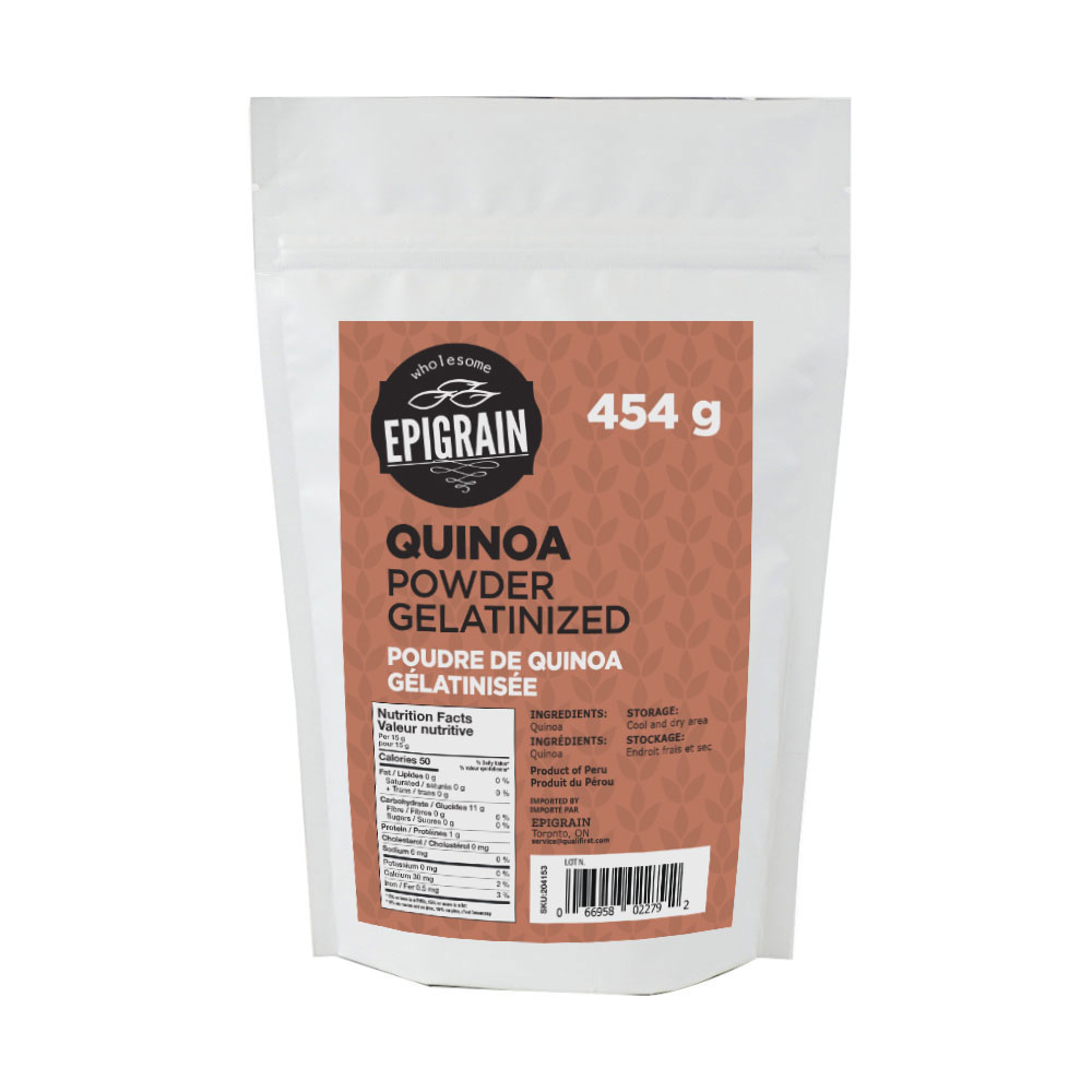 Quinoa Powder Gelatinized 454 g Epigrain