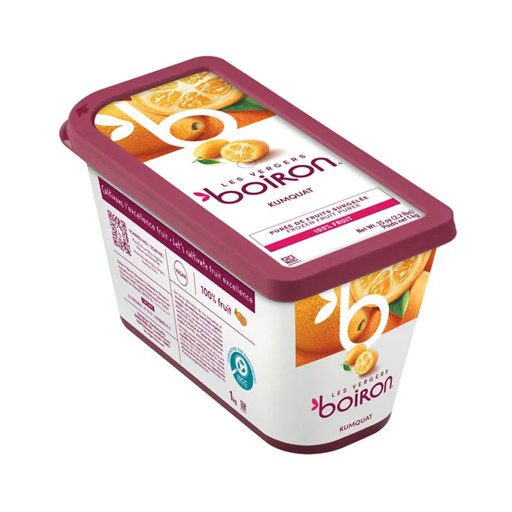 Kumquat Puree 100% Pure Frozen 6 x 1 kg Boiron