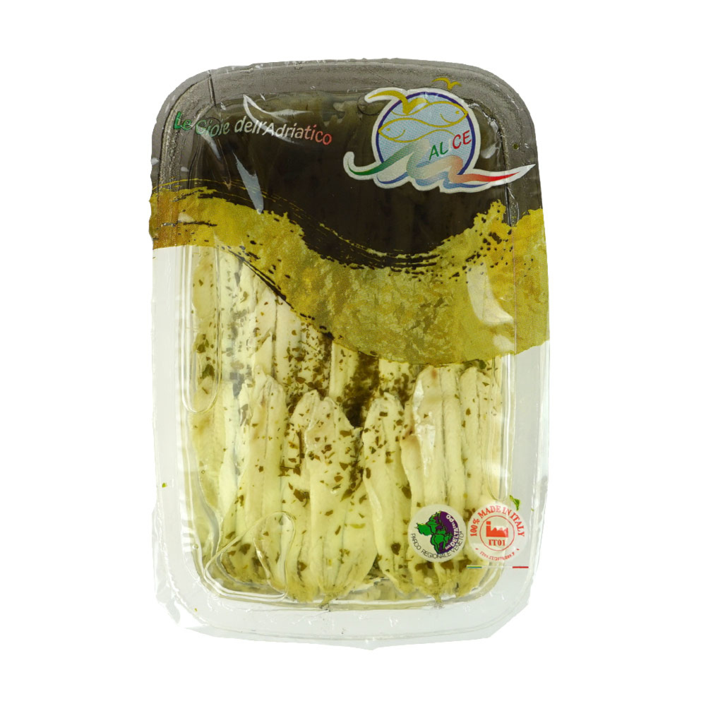 White Anchovies Marinated 200 g Alice Prodotti Ittici