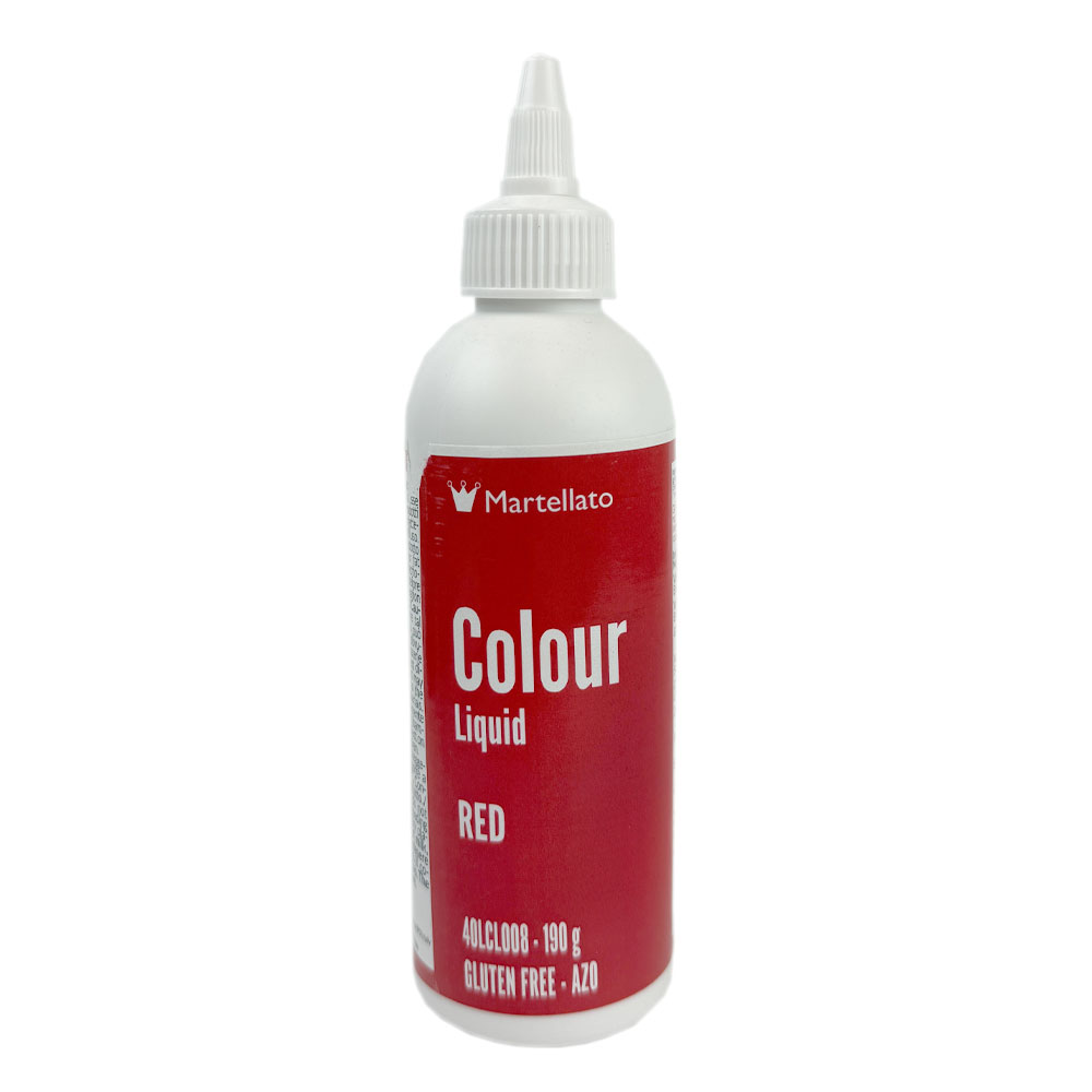 Colour Liquid Red Liposoluble 190 g Martellato