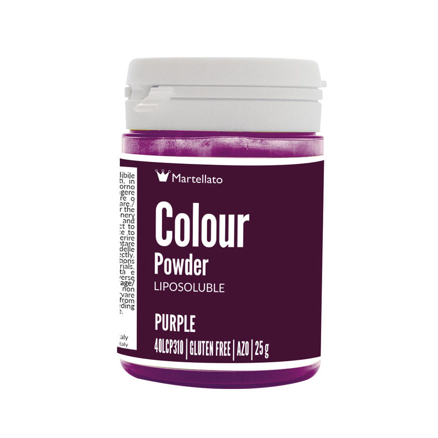 Colour Powder Purple Liposoluble 25 g - Martellato