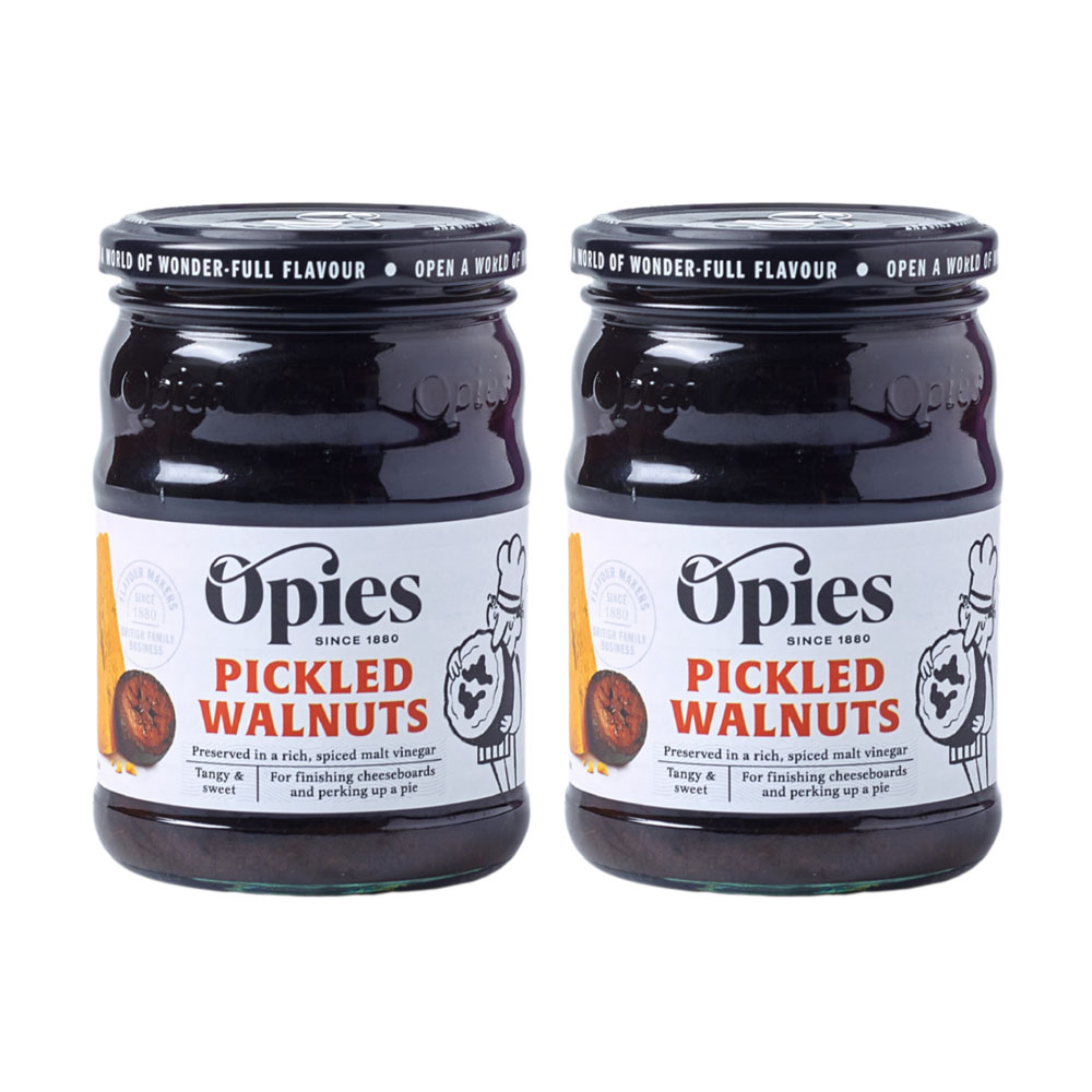 Pickled Walnuts with Malt Vinegar 2 x 390 g Opies