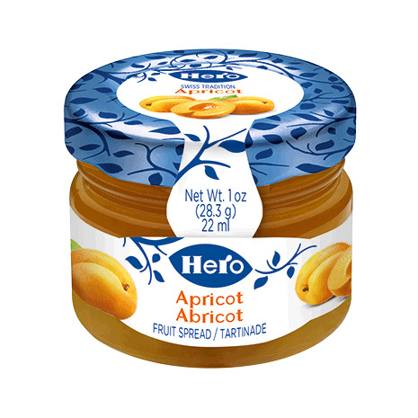 Apricot Fruit Spread (28.3g) 72 ct - Hero