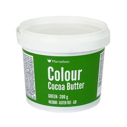 [173452] Cocoa Butter Green 200 g Martellato
