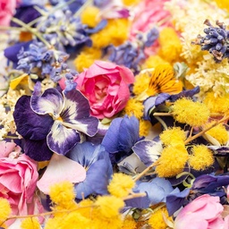 [182279] Mixed Freeze Dried Edible Flowers 3 g Lioflor